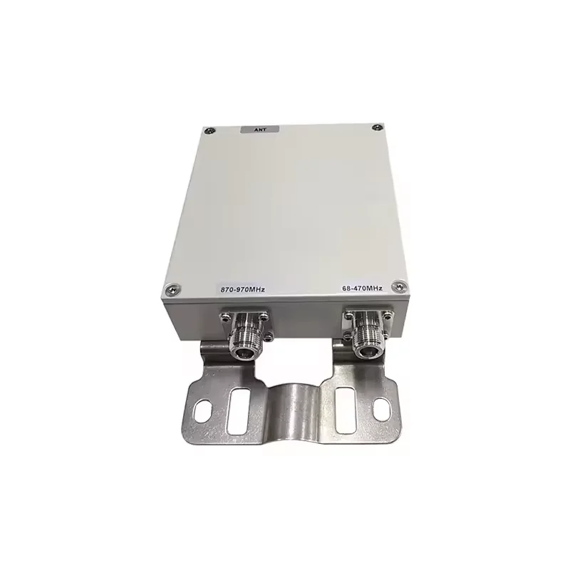Low PIM RF Cavity Diplexer Dual Band Combiner 80-520&694-2700MHz NF -155dBc