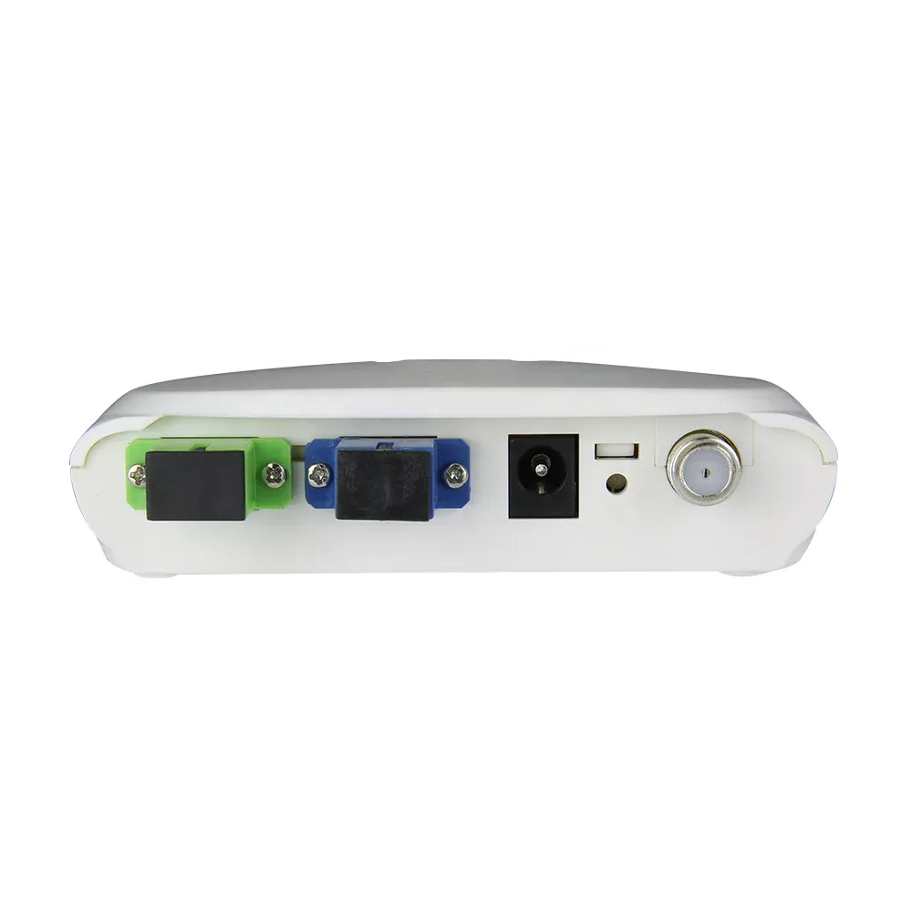 FTTH Indoor Active Catv Node 1550nm WDM OR19 Fiber Optic Mini Optical Receiver 1 RF Port Triplexer Mode With AGC WDM Function-boxintelecom