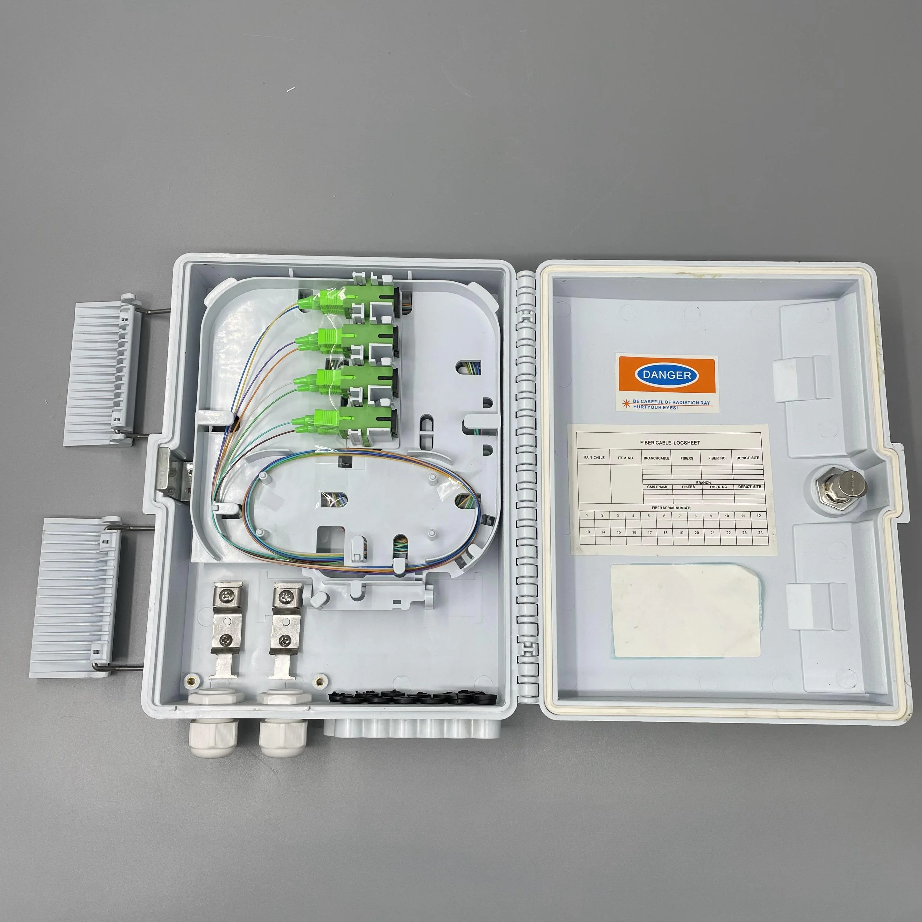 Ftth Box Ip68   16 Cores  Fiber Optics Box Fiber Optic  Splitter Nap Cto Distribution Termina Ftth Box-boxintelecom