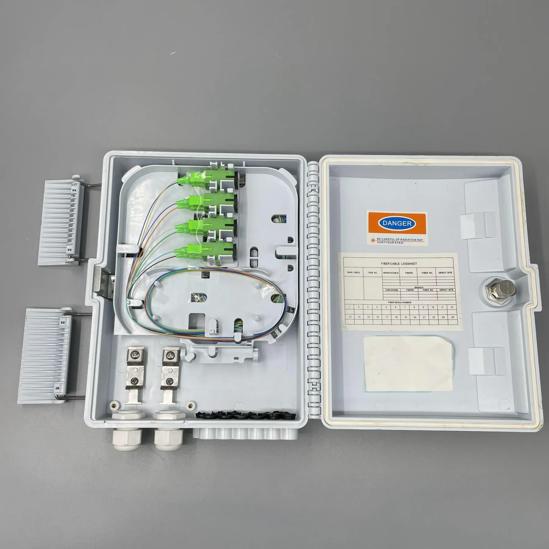 Ftth Box Ip68   16 Cores  Fiber Optics Box Fiber Optic  Splitter Nap Cto Distribution Termina Ftth Box-boxintelecom