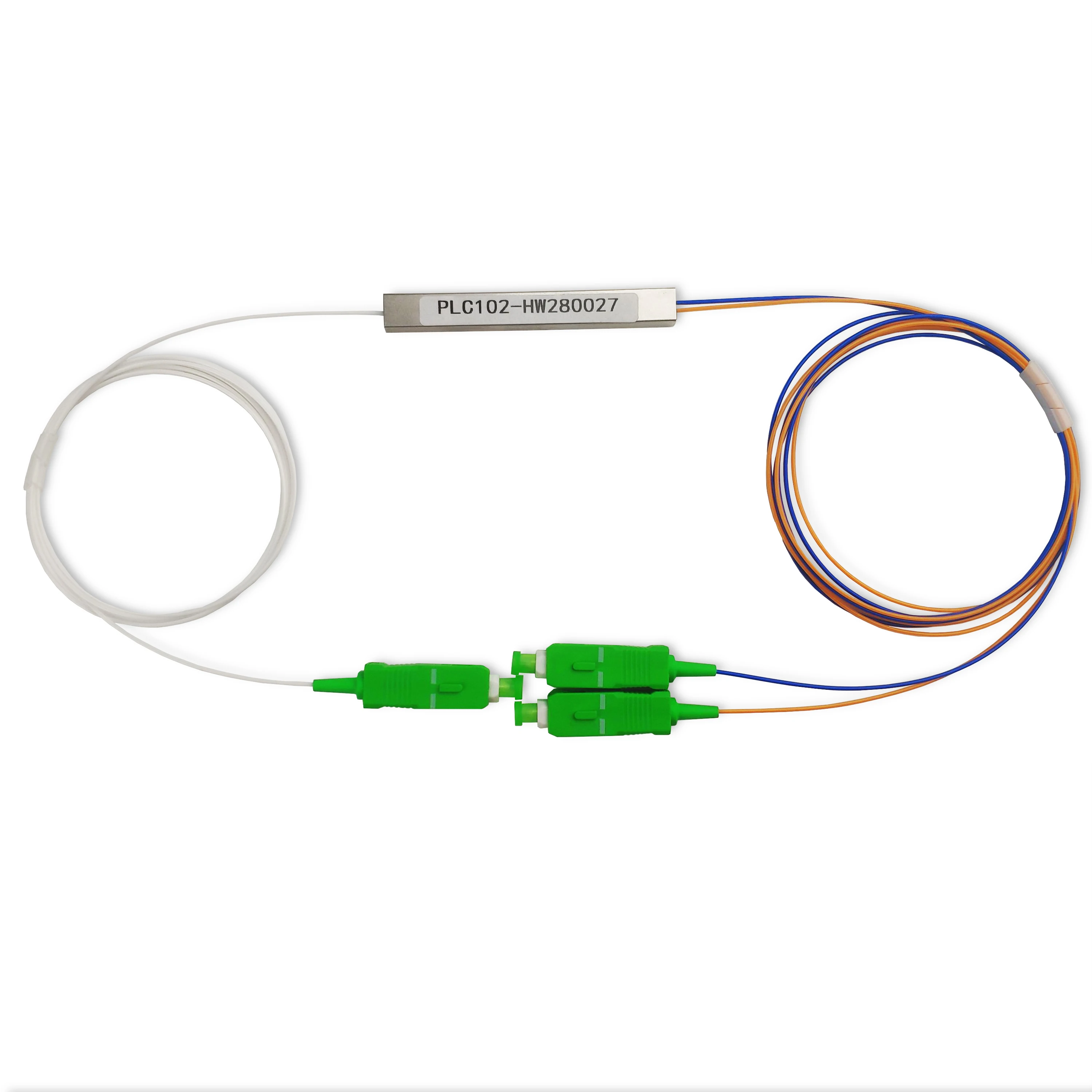 FTTH 1x2 SCAPC Single Mode PLC Splitter with POE/GSM Support Mini Type Fiber Optic