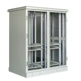 RH IP55 Outdoor Telecom Power Enclosure 1500W 19 Rack Steel Metal Shelter Aluminum Alloy E