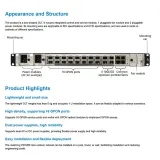 OLT AC 16 Port Device MA5801-CG16-H1-16 Combo ONU PON Port/AC Telecom Network Fiber Optic 