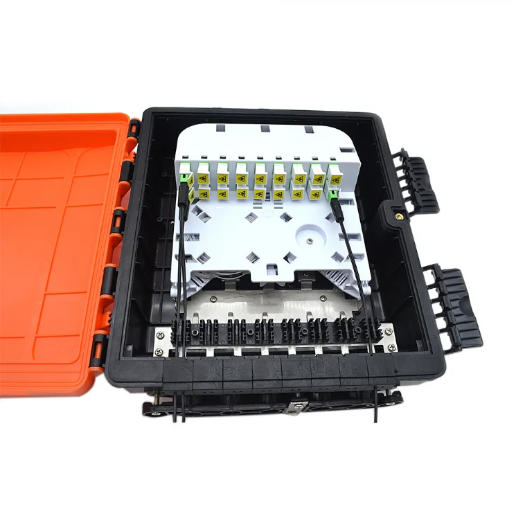 UV-Resistant 16 Core Optical Fiber Distribution Box FTTH Outdoor Aerial IP65 Waterproof