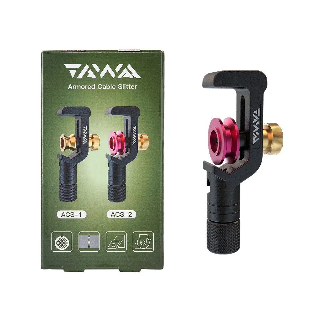 TAWAA Vertical Horizontal Armored Fiber Cable Stripper for 8~28.6mm Cable Stripping Tool