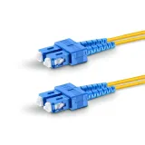 Single Mode G652d Fiber Optic Patch Cord 2.0mm 3.0mm SC UPC to SC UPC Duplex Jumper 1m-5m 