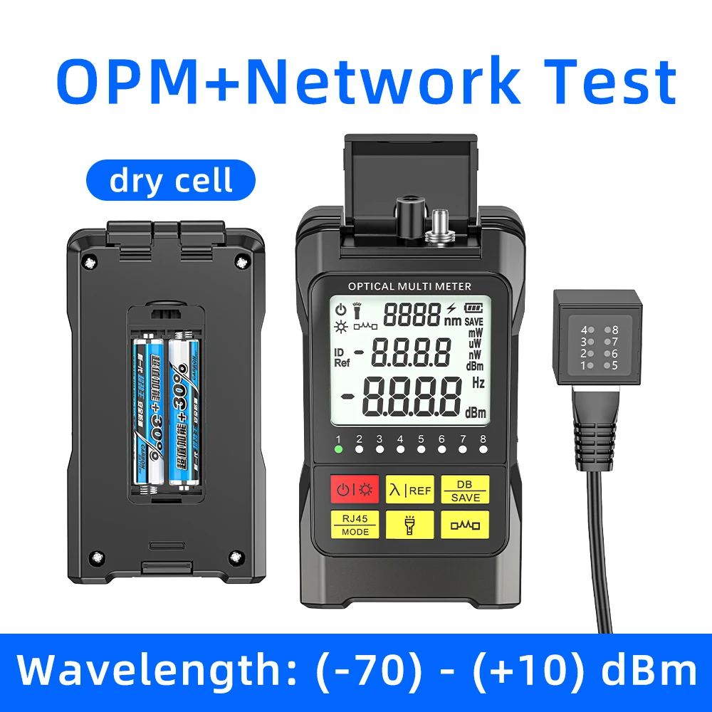 10 Wavelengths Optical Power Integrated Machine Optical Power Meter/red Light Source/network Testing/LED Lighting-boxintelecom
