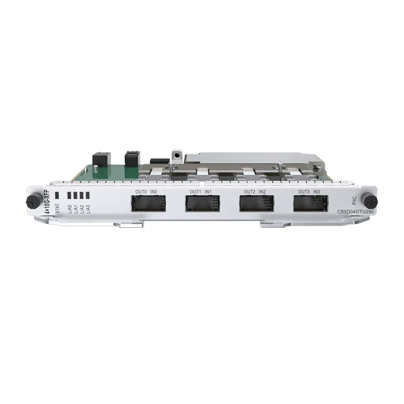 CR8DFA0E00M2 CR5D04OTU290 03035JWT 03032RNN 4-port 10G OTU2-XFP Physical Interface Card PIC for NE8000 router 0