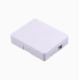 2 Core Fiber Optic Wall Plate ABS FTTH Terminal Box Desktop Optical Fiber Panel Socket for