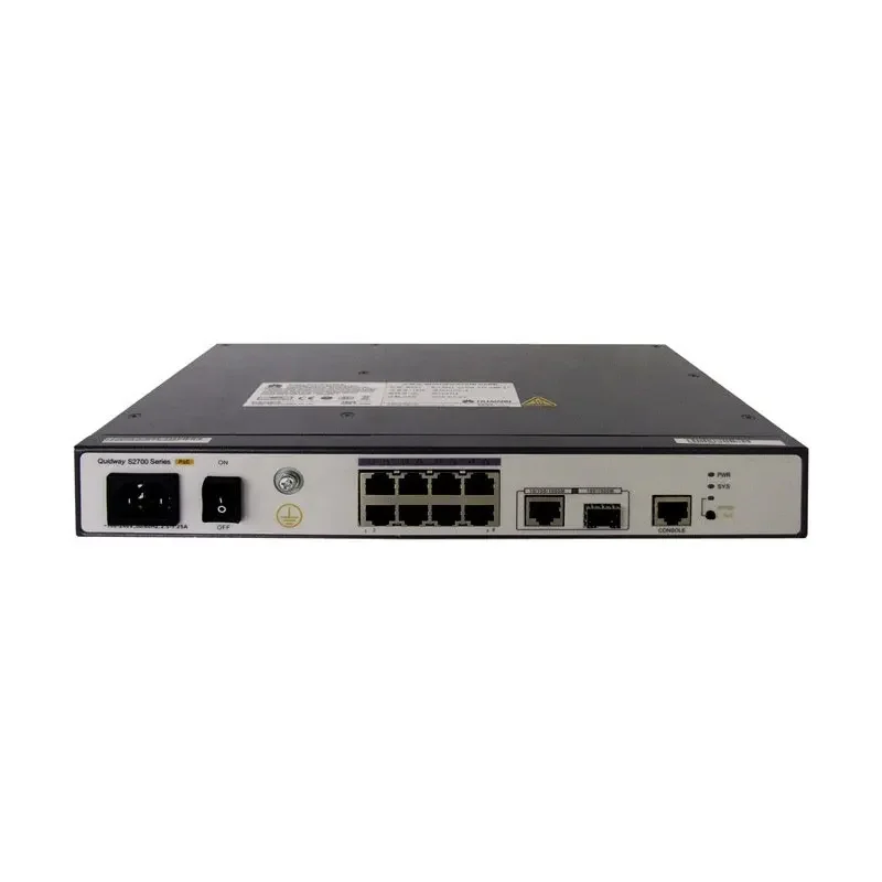 S2700-9TP-PWR-EI 02352335 Network Switch with 8 Ethernet 10/100 Poe+ Ports 0