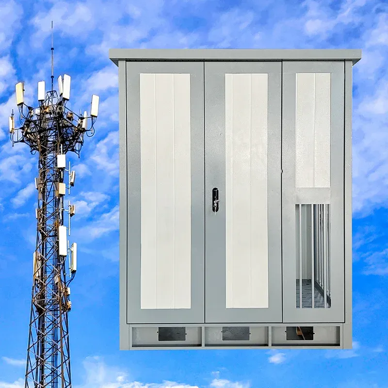 Wholesale Integrated 4G Base Station Steel/Aluminum Cabinet Outdoor Power Battery Instrument Enclosures IP55 Protection Level RH-boxintelecom