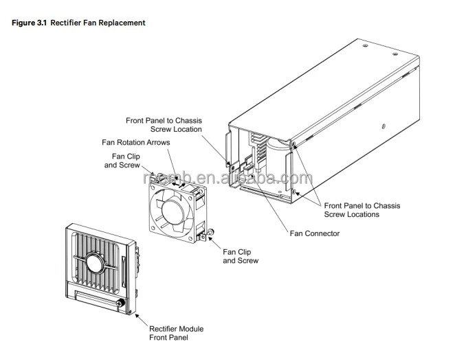 R48-2000 Fiber Optic Equipment 30A Rectifier R48-2000A3 -48V/1740W R48-2000E3