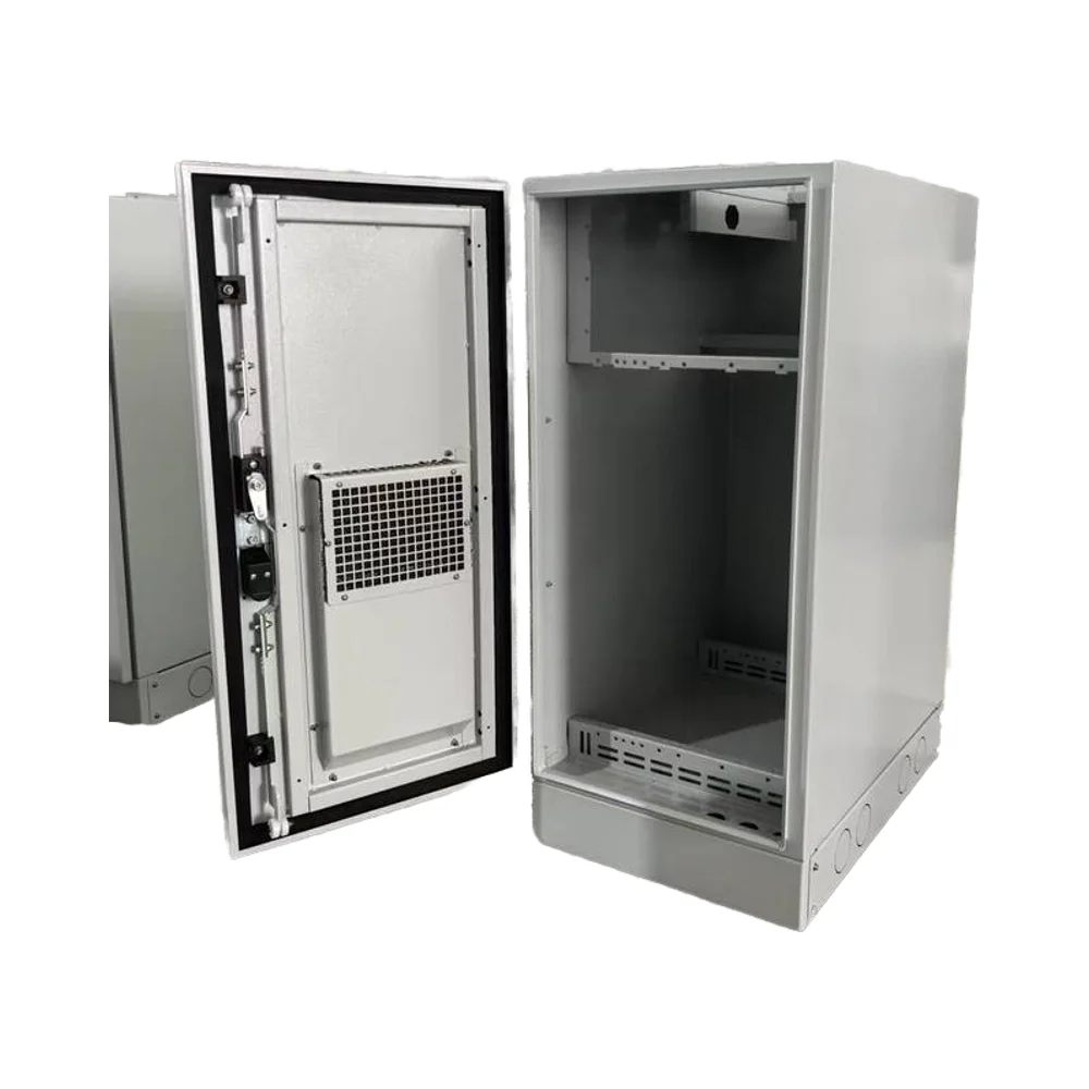 Integrated IP65 Solar Panel Cabinet 18U IP55 Outdoor Telecom UPS Battery Rack Enclosures AC220V Power Distribution Equipment-boxintelecom