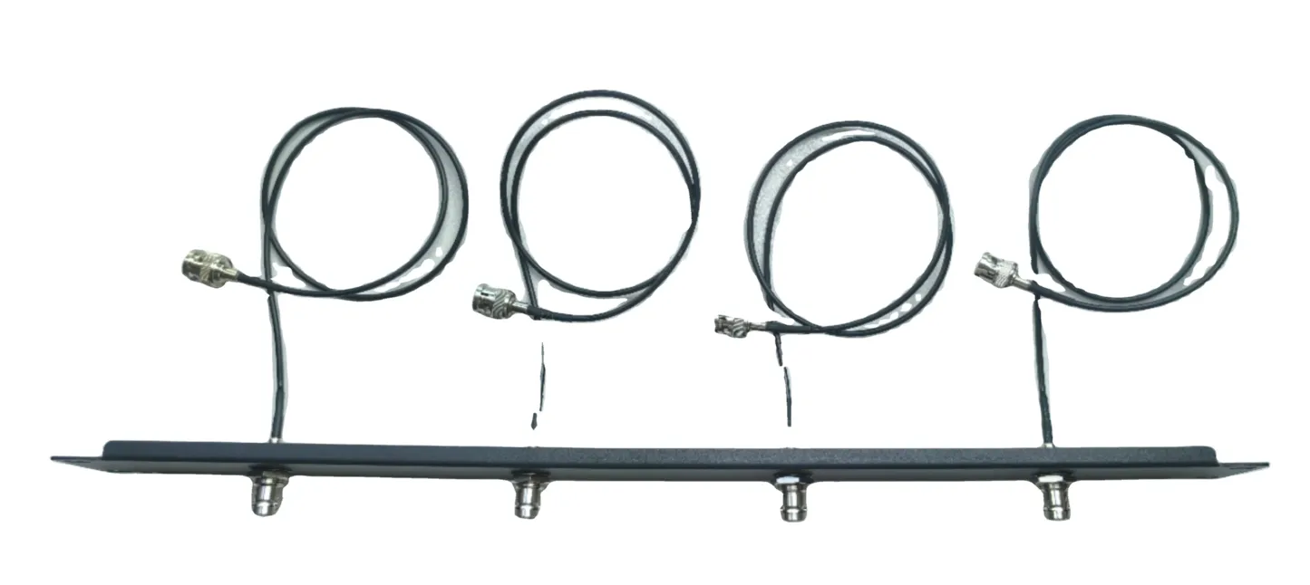 SDI Antenna Relocation Rack Mount Kit 19 Inches Front Panel 4 Hole Ports 4 Cables 24 Inch (BNC Male-Female) for FTTX Use 1 Year-boxintelecom