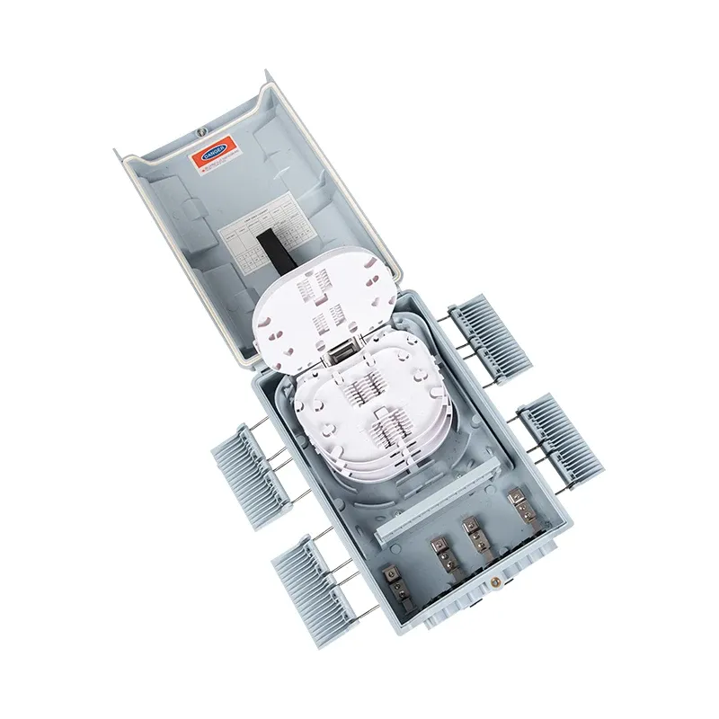 F220-SC Outdoor IP65 4 Core Fiber Optic Splice Box Ftb Fiber Distribution Box with 1*4 PLC