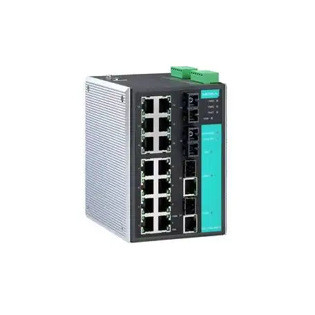 Stable Moxa EDS-518A Series Switch 16+2G-port Gigabit Managed Ethernet Switches