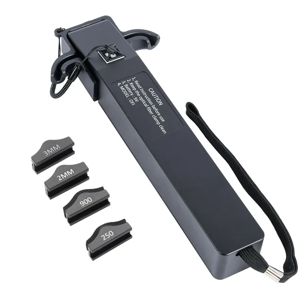 Komshine KFI-35 Fiber Optic Identifier Cable Tester 0.25/0.9/2.0/3.0mm Live Detector Identifier SM and MM Fiber Cable KFI35-boxintelecom