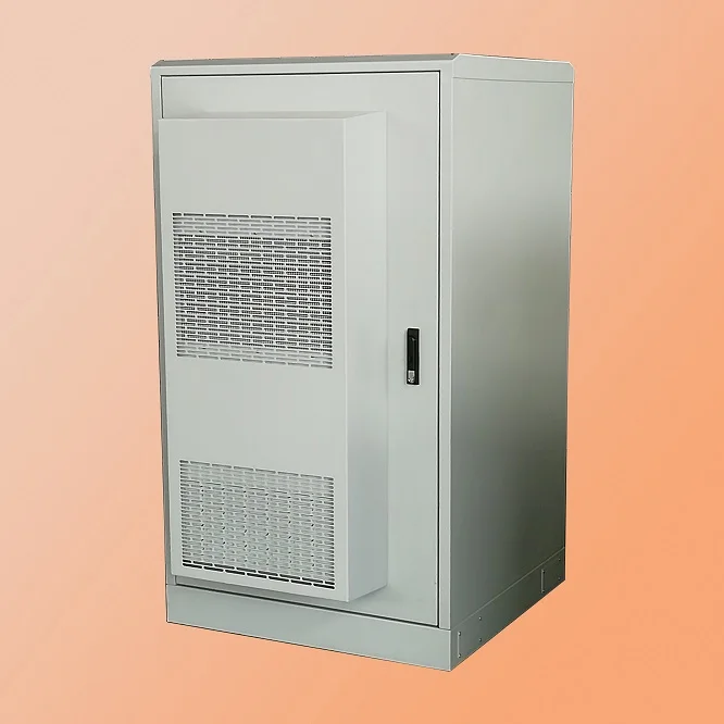 Customizable 22U 19 Inch Rack + Battery Rack Aluminum Alloy  Outdoor and Indoor Telecom Cabinet With Door Mounted Heat Exchanger-boxintelecom