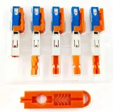 SC/UPC Fiber Optic Fast Connector- FTTH Field Assembly Quick Connector for Drop Cable and 