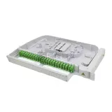 Rotary 24-Port Fiber Optic Patch Panel ODF Distribution Frame SC FC LC ST Connectors FTTH 