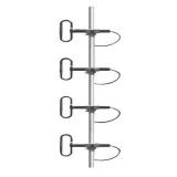 Folded Dipole Antenna VHF 136-174MHz UHF 400-470MHz 406-512MHz 6-10dBd Directional Base St