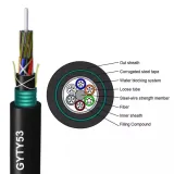 GYTY53  GYFTY53 Double Sheath Armored Fiber Optic Cable Outdoor Loose Tube Single Armor Ca