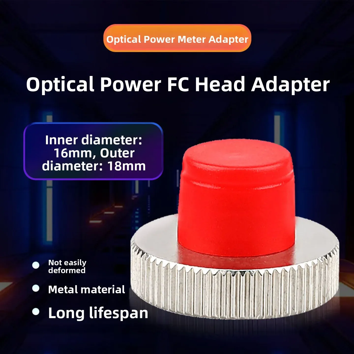 Optical Power Meter with FC Interface Fiber Optic Tester with Conversion Adapter Flange fo