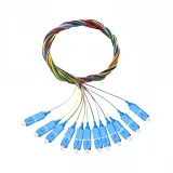 FTTH 1M 3M 5M 10M SC UPC Single-mode Simplex Fiber Optic Cable with CE/ROHS/ISO9001 Certif