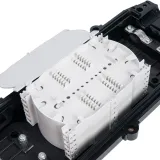 144 Core FTTX Fiber Optic Splice Closure 2-In/2-Out Joint Enclosure Optical Equipment