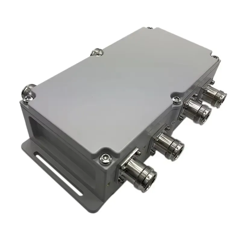 RF High Isolation 4 in 4 Out Hybrid  Combiner 698-3800MHz with 4.3-10 Female Type IBS, BTS