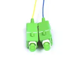 APT 1310/1490/1550 50/50 1*2 Steel Tube Fiber Optic FBT Coupler SC/APC Connector Splitter 