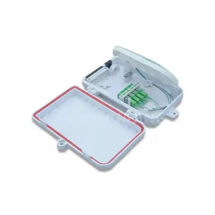 4 Cores FTTH Fiber Optic Distribution Box for Optical Splitter Applications