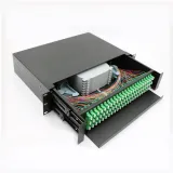 12/24/48/96/144 cores fiber optic ODF terminal box /ftth box with lc/apc pigtail and adapt