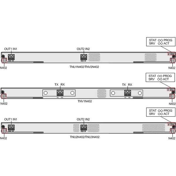 OSN9800    N402   03030VHY   TNU2N402T51     TNU2N402     2 x 100 Gbit/s Line Service Proc