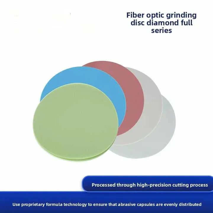 Manufacturer Supply Diamond Grinding Sandpaper Fiber Optic Grinding Disc Model D9-9um 1 Ye