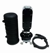 4 Port Vertical Dome Fiber Optic Splice Closure 1/3 Heat Shrinkable Mechanical Joint Optim
