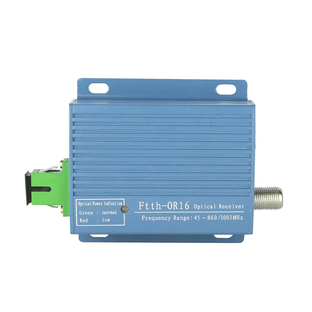 FTTH Mini CATV WDM Fiber Optical Receiver Fiber Optic Cable Node 1 RF Port or 2 RF Port-boxintelecom