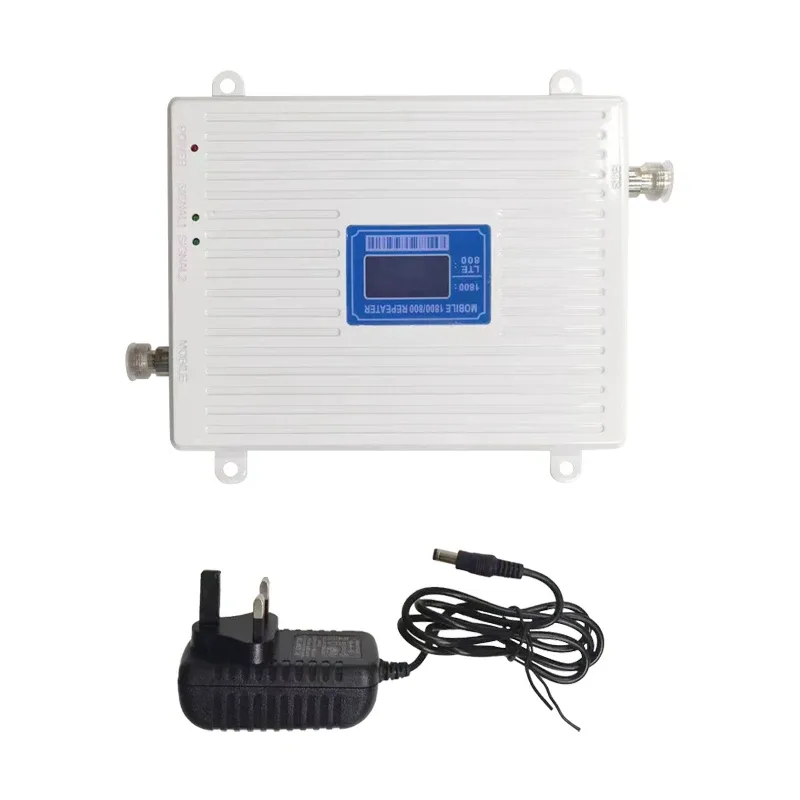 Signal Booster BTS&NMS RF 800&1800MHz Dual Band Signal Amplifier Repeater With N Female