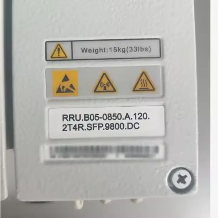 CDMA Wireless RRU3662 Fiber Optic Equipment 850MHz Remote Radio Unit 02311KWT WD5MB53662CT Base Station FDD GSM UMTS Fiber Optic-boxintelecom