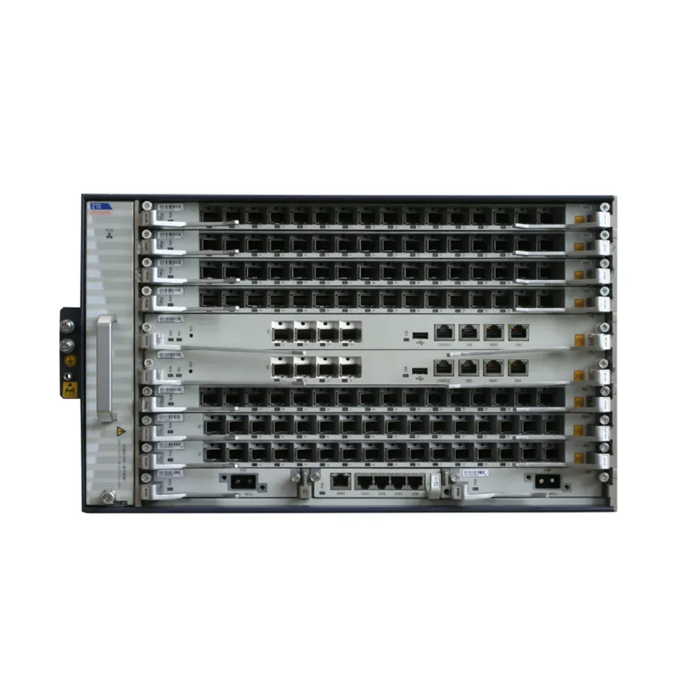Medium Capacity PON OLT ZXA10 C650 GPON XGPON XGSPON C650 OLT ZTE C650 Dual 10GE AC With 2*SFUB/SFUC/SFUD/SFUL/SFUM 2*PRVR-boxintelecom