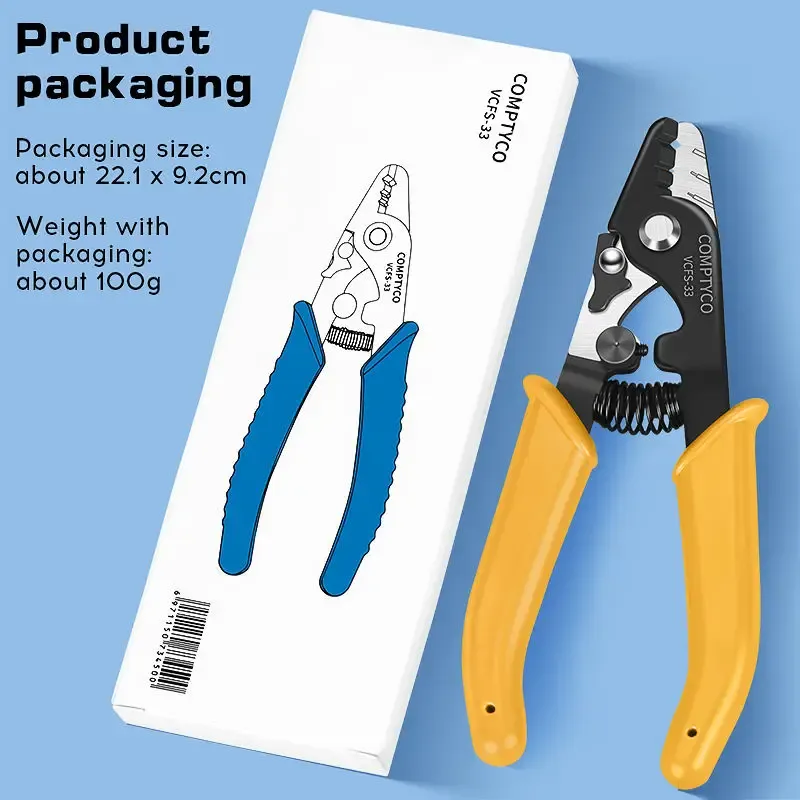 FTTH Cable Miller Pliers Fiber Jacket Remover Stripper Tool Fiber Optical Stripper VCFS-33