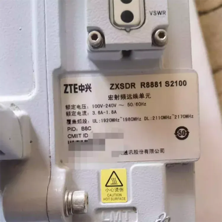 Original R8881 S2100 ZXSDR Remote Radio Unit 4G RRU for GSM UMTS Base Station