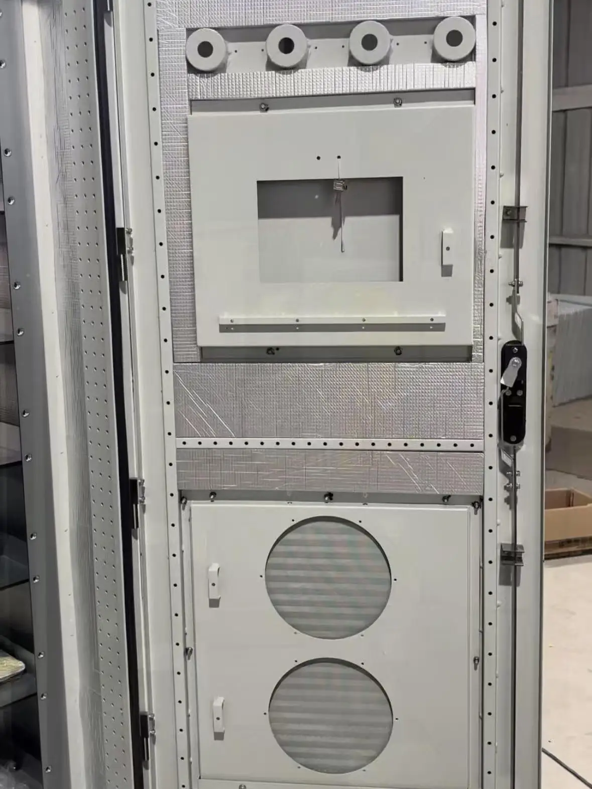 High Efficiency 500KW 1MWh Dual Compartment Integrated Outdoor Battery Box Electronic Instrument Enclosure Stainless Steel IP65-boxintelecom