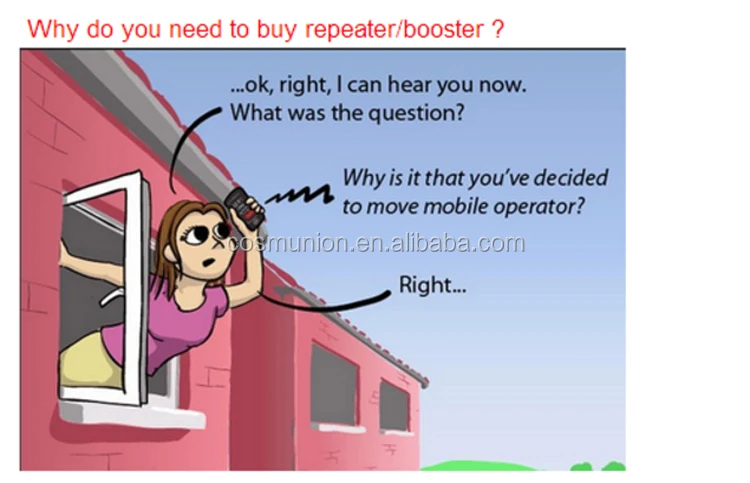 Homeuse GSM 900/DCS1800/WCDMA2100Mhz 2g 3g single mobile signal booster from factory