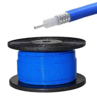 Factory Price  Blue PVC Jacket RG402 Semi-Rigid RF Coaxial Cable for Communication Low Pri
