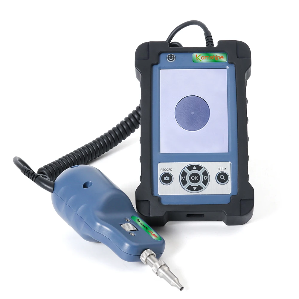 Komshine Kip-600p Fiber Inspection Fiber Optic Connector Inspection Portable End Face Detector Microscope 400x Magnification-boxintelecom