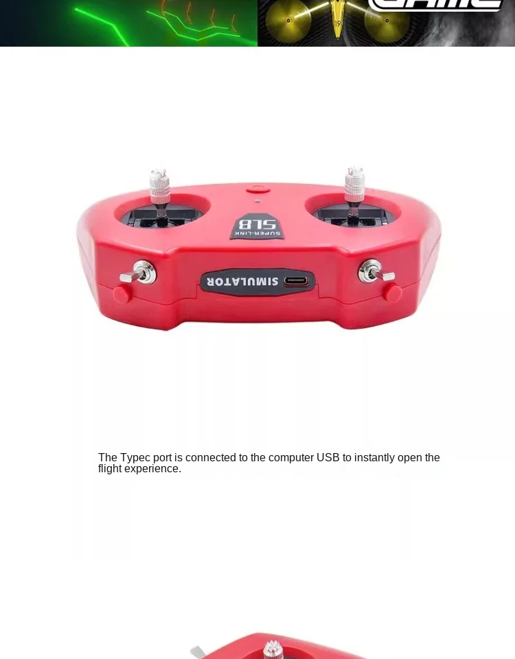 SL8 Drone Emulator Practice FPV Remote Control, Crossing Machine DRL DJI DCL and Other Liftoff