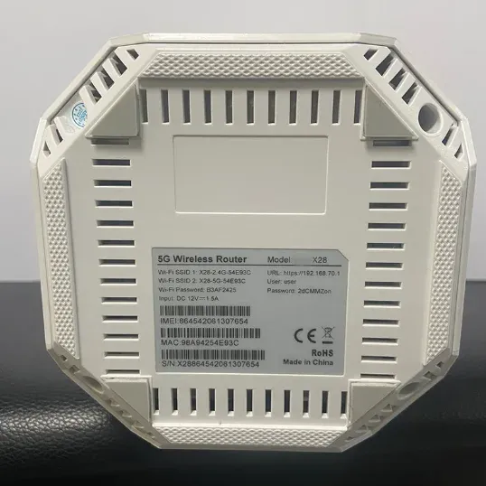 ORiginal Router X28 5G CPE Indoor Network Signal Amplifier Router With SIM Card Slot Cat19