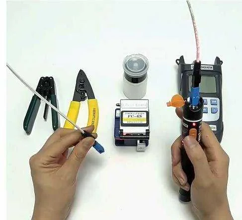 Ftth Tools Took Cleaver Fault Optical Kit Fiber Optic Toolkit with OPM Visual Optica Fiber Optic Toolkit-boxintelecom