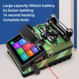 High Quality K6 FTTH Optical Fiber Optic Equipment Six Motors Fusion Splicer Machine Cable